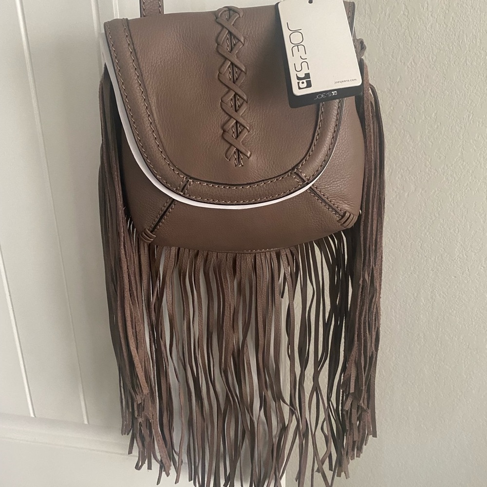 Brown Leather Bag by Joe Jeans